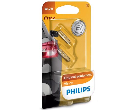Автолампа Philips 1.2W (12516 B2), изображение 2 Автолампа Philips 1.2W (12516 B2), изображение 2