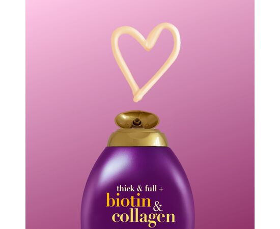 Шампунь OGX Biotin & Collagen для лишенных объема, тонких волос 385 мл (0022796976703), изображение 8 Шампунь OGX Biotin & Collagen для лишенных объема, тонких волос 385 мл (0022796976703), изображение 8