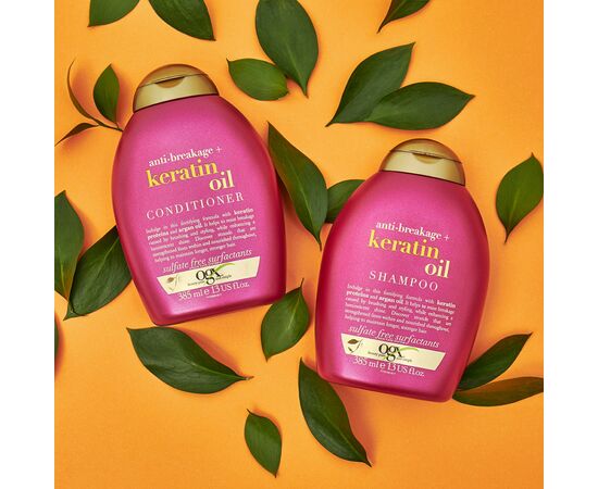 Шампунь OGX Keratin Oil против ломкости с кератиновым маслом 385 мл (0022796977519), изображение 7 Шампунь OGX Keratin Oil против ломкости с кератиновым маслом 385 мл (0022796977519), изображение 7