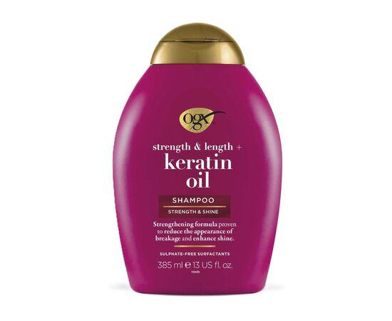 Шампунь OGX Keratin Oil против ломкости с кератиновым маслом 385 мл (0022796977519)
