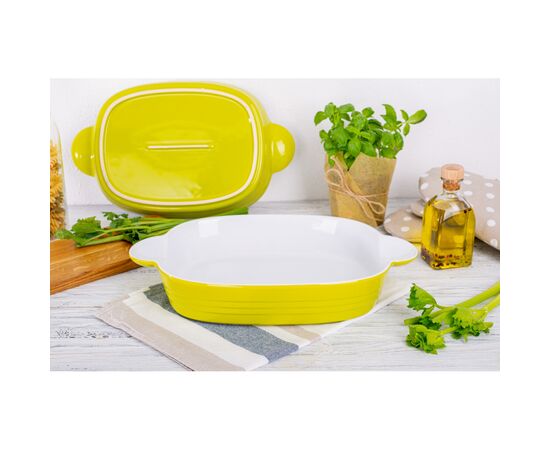 Форма для выпечки Limited Edition Inspiration прямокутна 39.5 х 24.5 х 7.3 см Зелена (HJ1268), изображение 4 Форма для выпечки Limited Edition Inspiration прямокутна 39.5 х 24.5 х 7.3 см Зелена (HJ1268), изображение 4