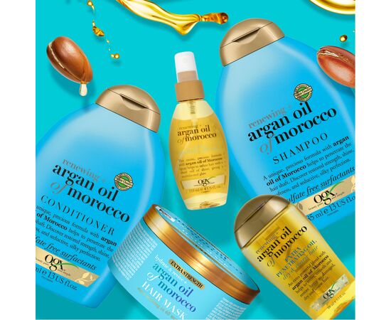 Маска для волос OGX Argan Oil of Morocco Питательная 300 мл (3574661685144), изображение 9 Маска для волос OGX Argan Oil of Morocco Питательная 300 мл (3574661685144), изображение 9