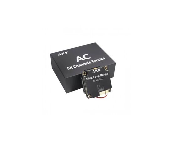 Видеопередатчик (VTX) AKK Ultra Long Range 5W 4.9G-6G 96CH (TX5000AC), изображение 2 Видеопередатчик (VTX) AKK Ultra Long Range 5W 4.9G-6G 96CH (TX5000AC), изображение 2
