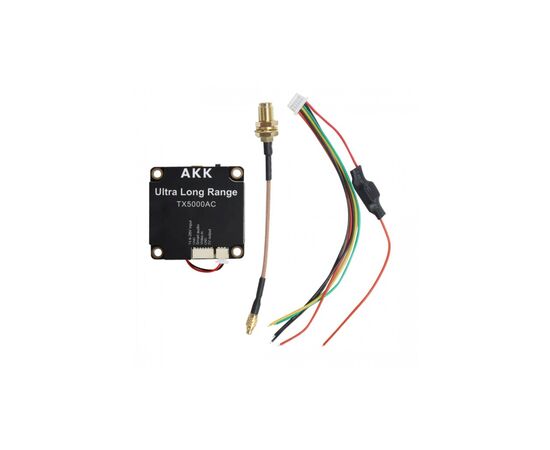 Видеопередатчик (VTX) AKK Ultra Long Range 5W 4.9G-6G 96CH (TX5000AC), изображение 6 Видеопередатчик (VTX) AKK Ultra Long Range 5W 4.9G-6G 96CH (TX5000AC), изображение 6