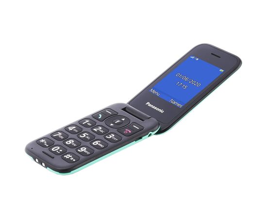 Мобильный телефон Panasonic KX-TU400 Turquoise (KX-TU400EXC), изображение 5 Мобильный телефон Panasonic KX-TU400 Turquoise (KX-TU400EXC), изображение 5