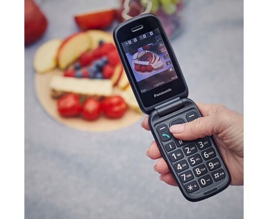 Мобільний телефон Panasonic KX-TU550 Black (KX-TU550EXB), зображення 12