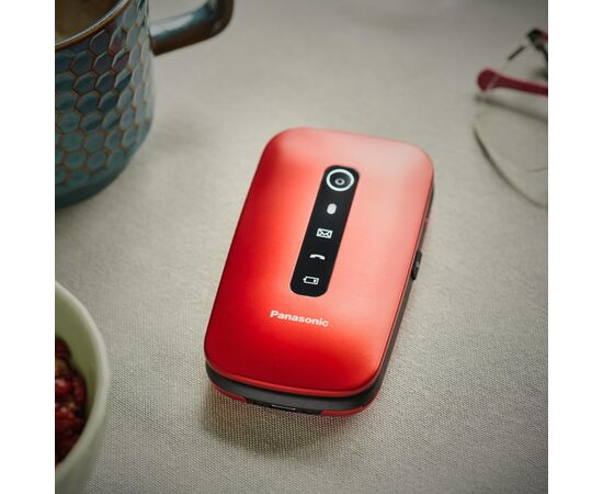 Мобильный телефон Panasonic KX-TU550 Red (KX-TU550EXR), изображение 10
