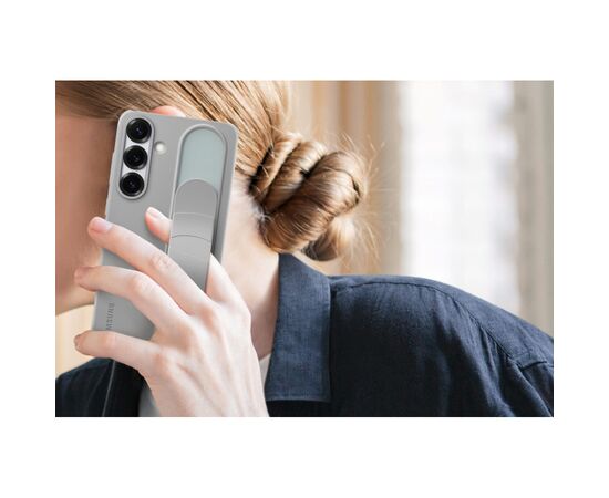 Чохол до мобільного телефона Samsung Galaxy S25+ (S936) Standing Grip case Grey (EF-GS936CJEGWW), зображення 3