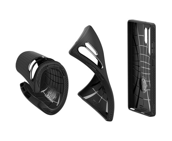 Чехол для мобильного телефона Spigen Samsung Galaxy S25 Ultra, Liquid Air, Matte Black (ACS08953), изображение 11 Чехол для мобильного телефона Spigen Samsung Galaxy S25 Ultra, Liquid Air, Matte Black (ACS08953), изображение 11