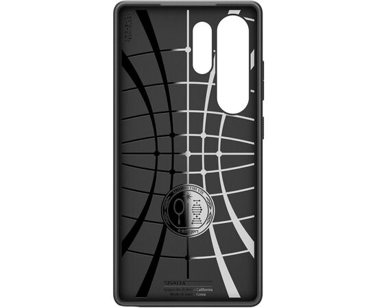 Чехол для мобильного телефона Spigen Samsung Galaxy S25 Ultra, Liquid Air, Matte Black (ACS08953), изображение 12 Чехол для мобильного телефона Spigen Samsung Galaxy S25 Ultra, Liquid Air, Matte Black (ACS08953), изображение 12