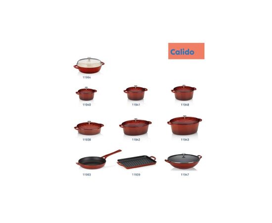 Сковорода Kela WOK с крышкой Calido 36 см (11947), изображение 6 Сковорода Kela WOK с крышкой Calido 36 см (11947), изображение 6