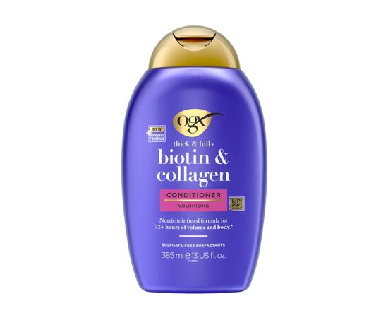 Кондиционер для волос OGX Biotin & Collagen для лишенных объема, тонких волос 385 мл (0022796976710)