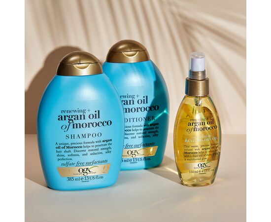 Шампунь OGX Argan oil of Morocco Восстанавливающий 385 мл (0022796976116), изображение 7 Шампунь OGX Argan oil of Morocco Восстанавливающий 385 мл (0022796976116), изображение 7