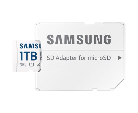 Карта памяти Samsung 1TB microSDXC Class UHS-I U3 V30 A2 EVO Plus + SD Adapter (MB-MC1T0SA/EU), изображение 4 Карта памяти Samsung 1TB microSDXC Class UHS-I U3 V30 A2 EVO Plus + SD Adapter (MB-MC1T0SA/EU), изображение 4