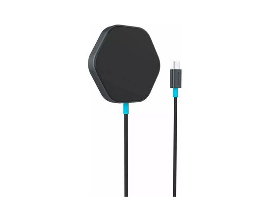 Зарядное устройство Canyon wireless charger HEXAGON 110 Dark Grey Blue (CNS-WCS110), изображение 2 Зарядное устройство Canyon wireless charger HEXAGON 110 Dark Grey Blue (CNS-WCS110), изображение 2