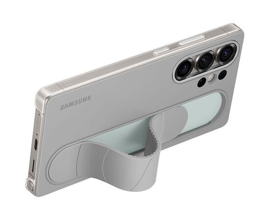 Чехол для мобильного телефона Samsung Galaxy S25 Ultra (S938) Standing Grip case Grey (EF-GS938CJEGWW), изображение 3 Чехол для мобильного телефона Samsung Galaxy S25 Ultra (S938) Standing Grip case Grey (EF-GS938CJEGWW), изображение 3