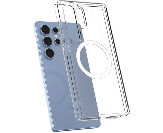 Чехол для мобильного телефона Spigen Samsung Galaxy S25 Ultra, Ultra Hybrid MagFit, Clear White (ACS08956), изображение 8 Чехол для мобильного телефона Spigen Samsung Galaxy S25 Ultra, Ultra Hybrid MagFit, Clear White (ACS08956), изображение 8