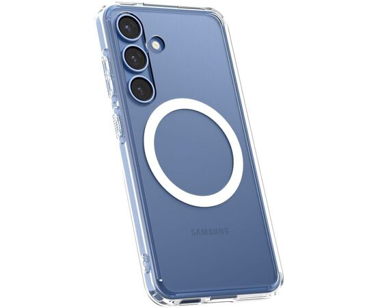 Чехол для мобильного телефона Spigen Samsung Galaxy S25+, Ultra Hybrid MagFit, Clear White (ACS08981), изображение 2 Чехол для мобильного телефона Spigen Samsung Galaxy S25+, Ultra Hybrid MagFit, Clear White (ACS08981), изображение 2