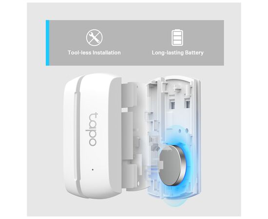 Датчик відкриття TP-Link TAPO-T110, зображення 6 Датчик відкриття TP-Link TAPO-T110, зображення 6