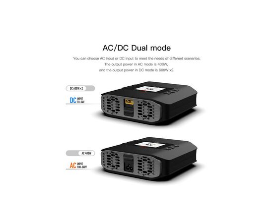 Зарядное устройство для дрона iSDT K4 AC 400W DC 600Wx2 (HP0015.K4), изображение 2 Зарядное устройство для дрона iSDT K4 AC 400W DC 600Wx2 (HP0015.K4), изображение 2