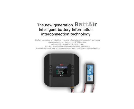 Зарядное устройство для дрона iSDT K4 AC 400W DC 600Wx2 (HP0015.K4), изображение 7 Зарядное устройство для дрона iSDT K4 AC 400W DC 600Wx2 (HP0015.K4), изображение 7