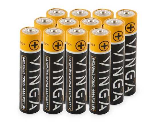 Батарейка AAA LR03 Alkaline 12pcs Blister Vinga (VJABAAA12), изображение 2 Батарейка AAA LR03 Alkaline 12pcs Blister Vinga (VJABAAA12), изображение 2