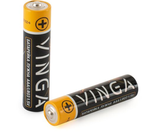 Батарейка AAA LR03 Alkaline 4pcs Blister Vinga (VJABAAA4), изображение 4 Батарейка AAA LR03 Alkaline 4pcs Blister Vinga (VJABAAA4), изображение 4
