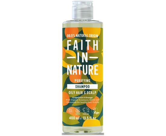 Шампунь Faith in Nature Натуральный С грейпфрутом и апельсином 400 мл (708002401619)