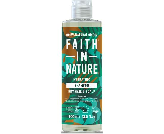 Шампунь Faith in Nature Натуральний З кокосом 400 мл (708002400315)