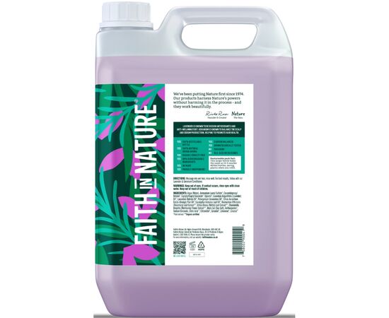 Шампунь Faith in Nature Натуральный С лавандой и геранью 5 л (708002900419), изображение 2