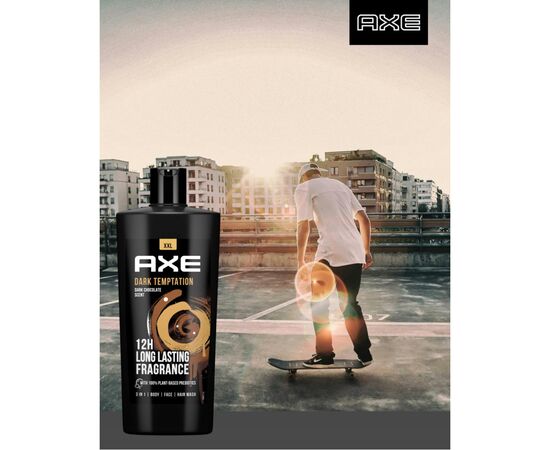 Гель для душа AXE Dark Temptation 700 мл (8720181415463), изображение 3 Гель для душа AXE Dark Temptation 700 мл (8720181415463), изображение 3