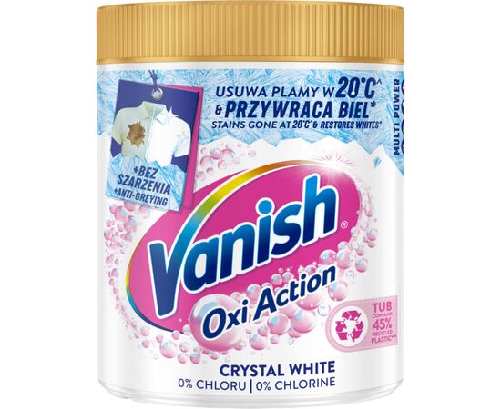 Засіб для видалення плям Vanish Oxi Action Кришталева білизна 970 г (5908252015979)