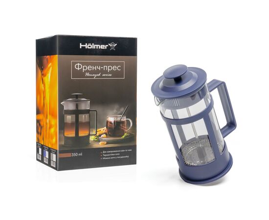 Френч-пресс Hölmer Honeyed Синій 350 мл (FP-00350-PDB Honeyed), изображение 7 Френч-пресс Hölmer Honeyed Синій 350 мл (FP-00350-PDB Honeyed), изображение 7