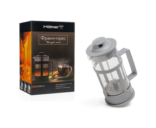 Френч-пресс Hölmer Honeyed Сірий 350 мл (FP-00350-PGR Honeyed), изображение 7 Френч-пресс Hölmer Honeyed Сірий 350 мл (FP-00350-PGR Honeyed), изображение 7