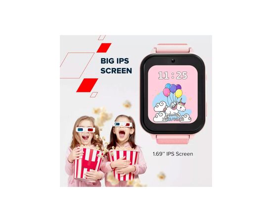 Смарт-годинник Canyon Alfie KW-37 MP3 Study&Game Blue (CNE-KW37BL), зображення 2