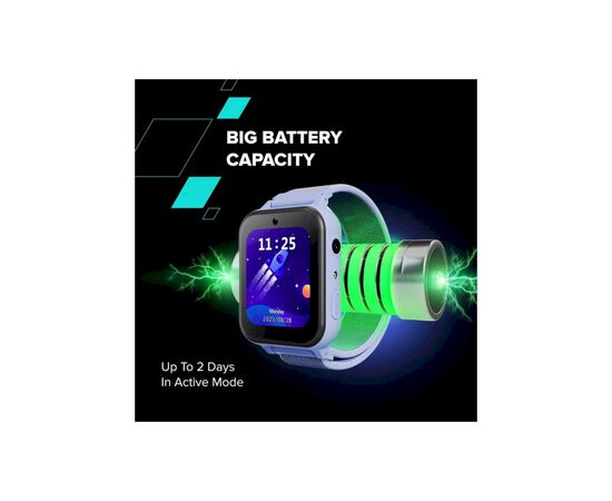 Смарт-годинник Canyon Alfie KW-37 MP3 Study&Game Blue (CNE-KW37BL), зображення 3