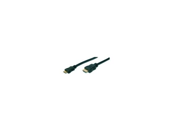 Кабель мультимедийный HDMI A to HDMI C (mini), 2.0m Digitus (AK-330106-020-S)