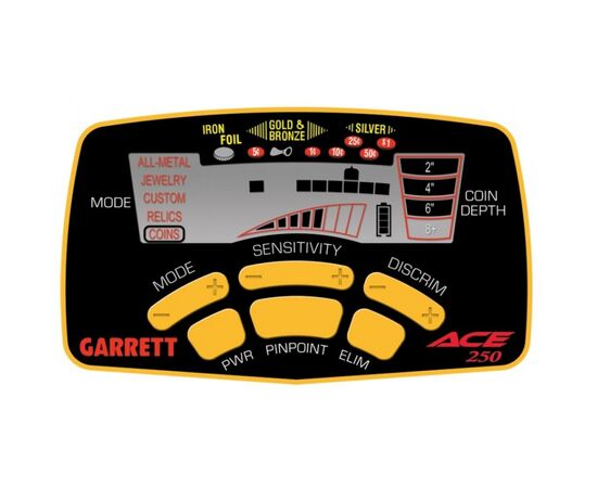 Металлоискатель Garrett ACE 250, изображение 6 Металлоискатель Garrett ACE 250, изображение 6