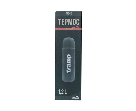 Термос Tramp_ Soft Touch 1.2 л Grey (UTRC-110-grey), изображение 3 Термос Tramp_ Soft Touch 1.2 л Grey (UTRC-110-grey), изображение 3