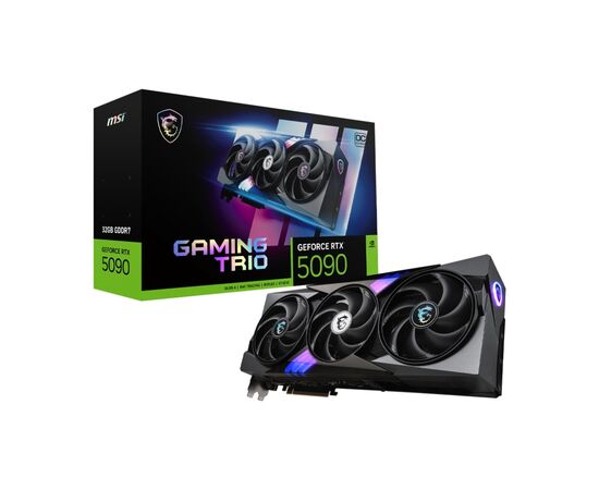 Видеокарта MSI GeForce RTX5090 32GB GAMING TRIO OC (RTX 5090 32G GAMING TRIO OC), изображение 5 Видеокарта MSI GeForce RTX5090 32GB GAMING TRIO OC (RTX 5090 32G GAMING TRIO OC), изображение 5