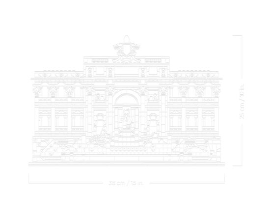 Конструктор LEGO Architecture Фонтан Треві (21062), зображення 8 Конструктор LEGO Architecture Фонтан Треві (21062), зображення 8