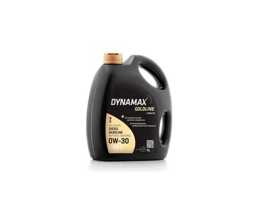 Моторное масло DYNAMAX GOLDLINE LONGLIFE 0W30 4л (502091)