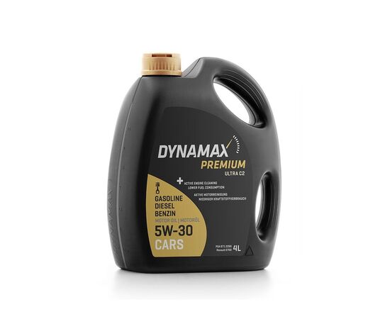 Моторное масло DYNAMAX PREMIUM ULTRA C2 5W30 4л (502047)