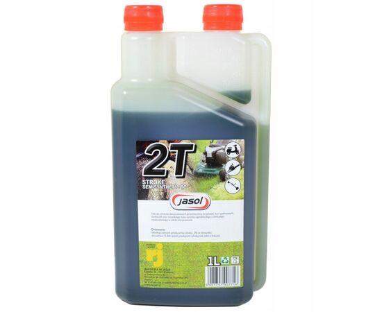 Моторное масло JASOL 2T Stroke OIL Semisynthetic TC GREEN 1л (2TG1DS)