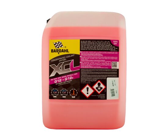 Антифриз BARDAHL G12+ RED ANTIFREEZE - ANTIGEL ROUGE красный 20л (7115R)