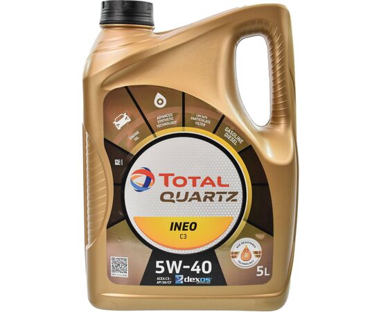 Моторное масло Total QUARTZ Ineo C3 5w40 5л (213790)