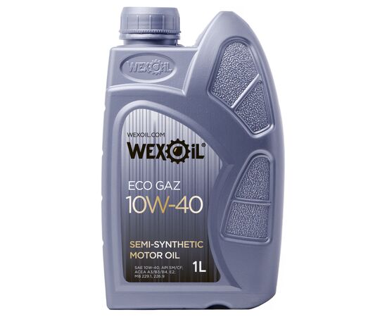 Моторна олива WEXOIL Eco gaz 10w40 1л (WEXOIL_62582)