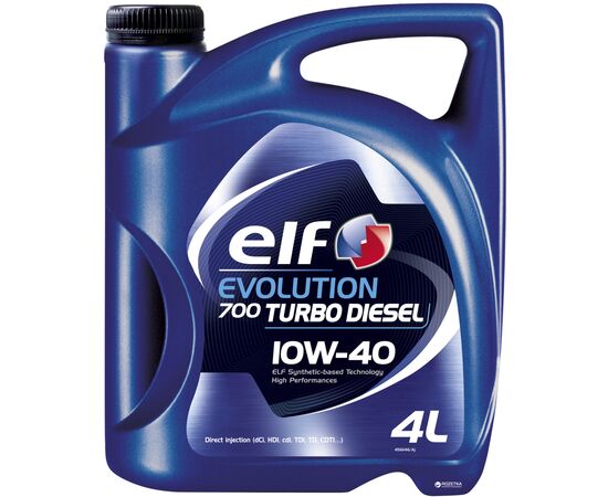 Моторное масло ELF EVOL. 700 Turbo Diesel 10w40 4л