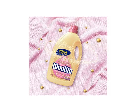 Гель для стирки Woolite Для шерсти и деликатных тканей С кератином 4.5 л (5908252004546), изображение 3 Гель для стирки Woolite Для шерсти и деликатных тканей С кератином 4.5 л (5908252004546), изображение 3