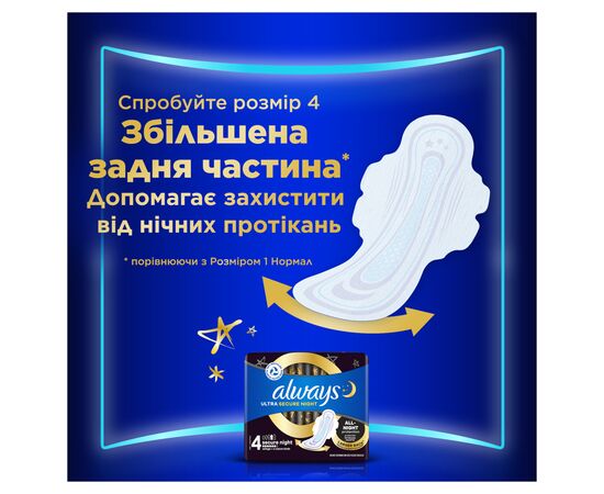 Гигиенические прокладки Always Ultra Normal (Размер 1) 56 шт. (8700216450348), изображение 8 Гигиенические прокладки Always Ultra Normal (Размер 1) 56 шт. (8700216450348), изображение 8